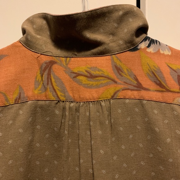 RARE vintage Kenzo wool shirt Neiman Marcus floral - Picture 8 of 8